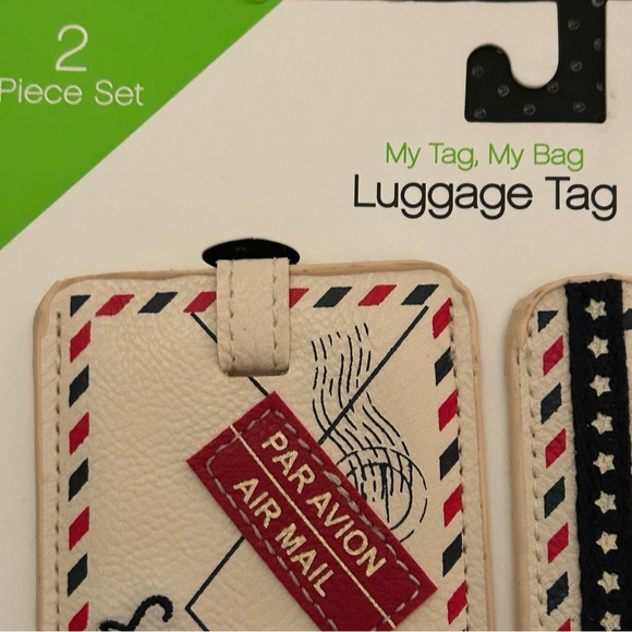 Sprayco NWT Paris-themed luggage tags, set of two. Perfect for vacation! - Picture 9 of 9